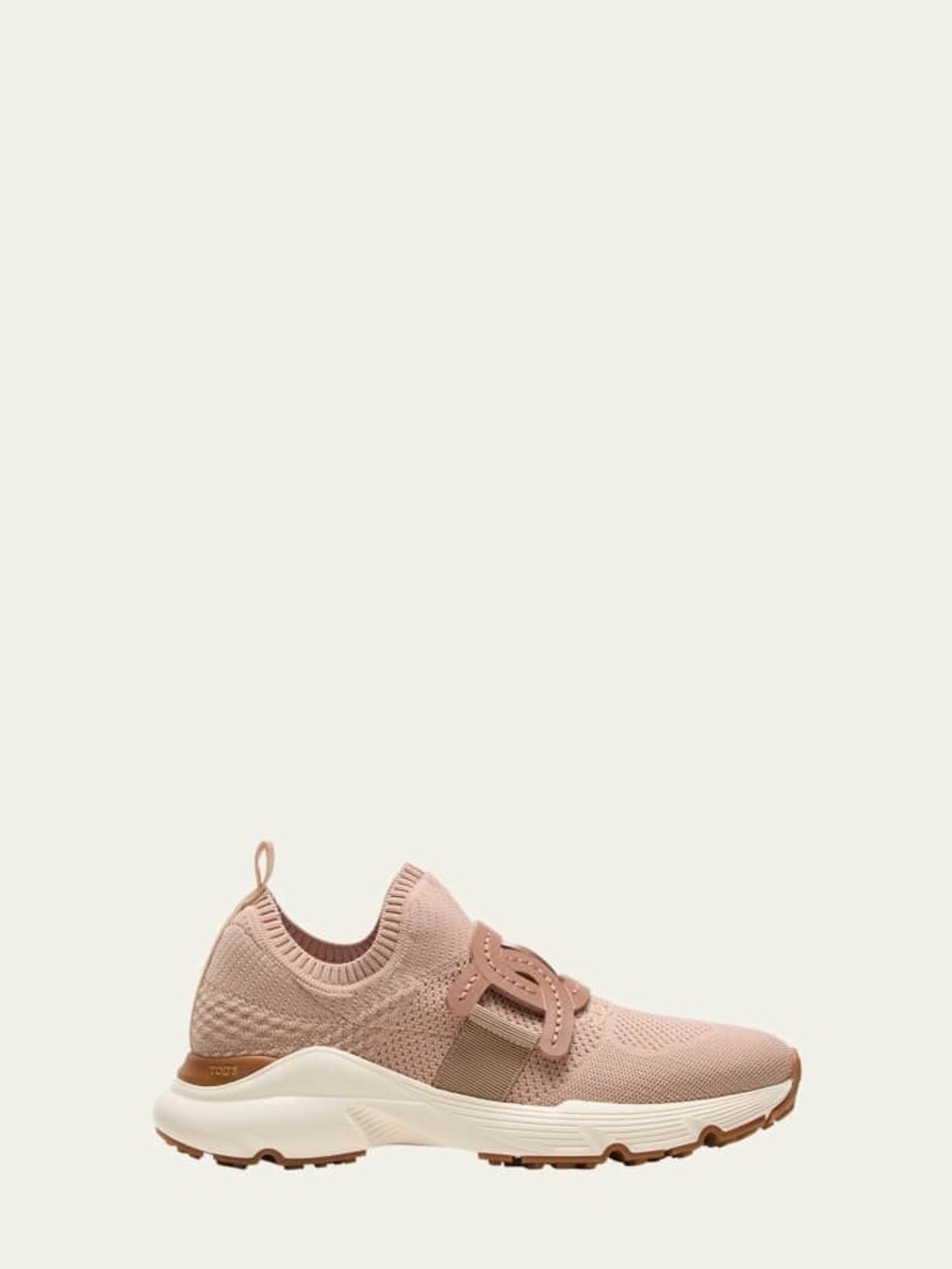 NWOT Tod's Blush Pink Knit Slip-On Sneakers Never Worn Size 38